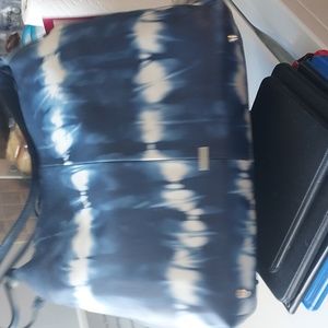 Vince camuto tie dye leather tote